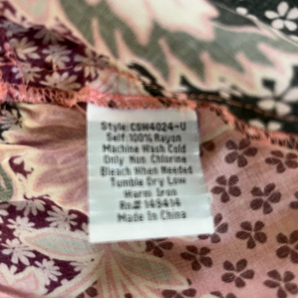 Johnny Was Valennis Ruffle Kimono Size L/XL - Picture 6 of 7